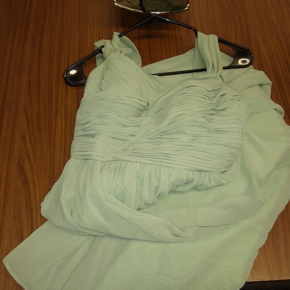 Mint Green Azazie Dress - Picture 3 of 4